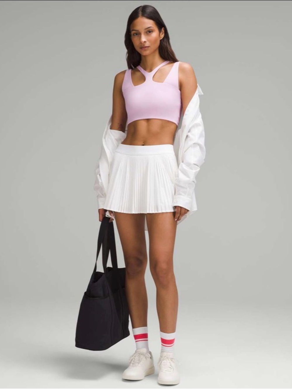 Lululemon Bend This V and Racer Bra *Light Support, L/XL
Vitapink